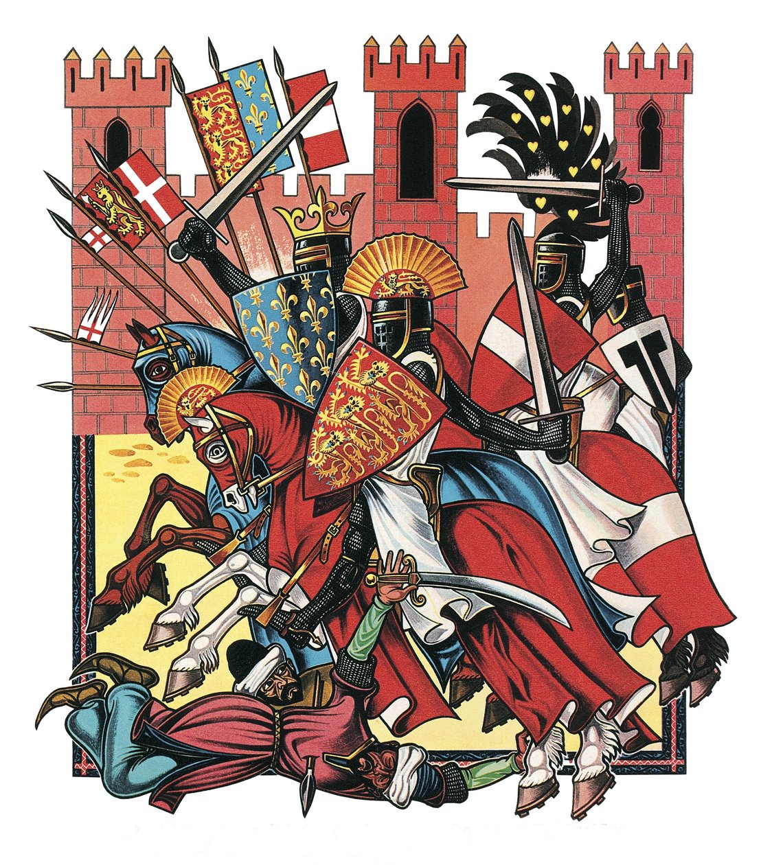 Historia wypraw krzyżowych autorstwa Dan Escott