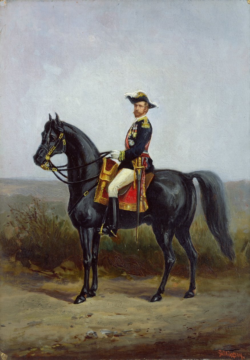 Portret konny generała George