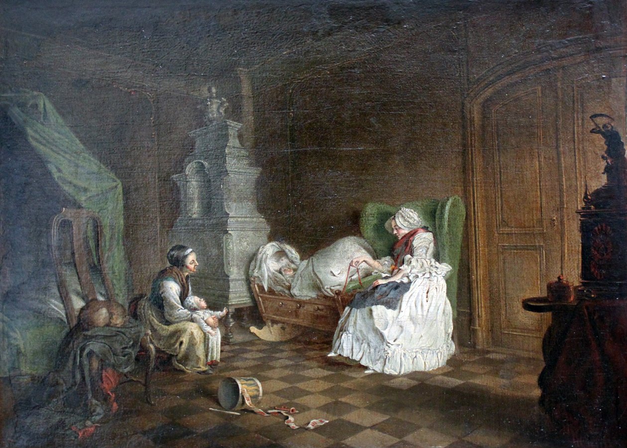 Scena rodzinna autorstwa Daniel Nikolaus Chodowiecki