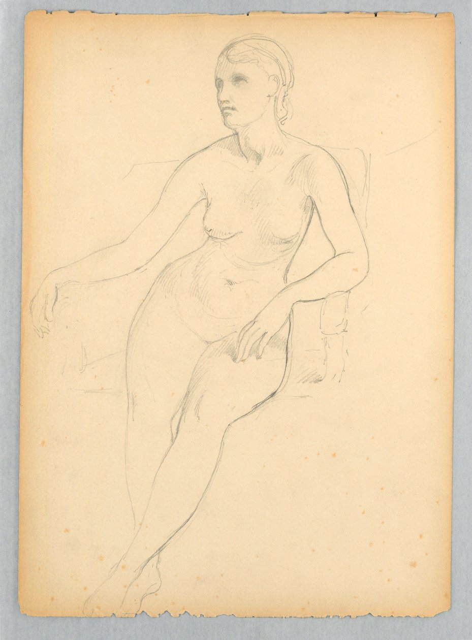 Rysunek, Helen Hamersley, Siedząca N, 1881 autorstwa Daniel Huntington