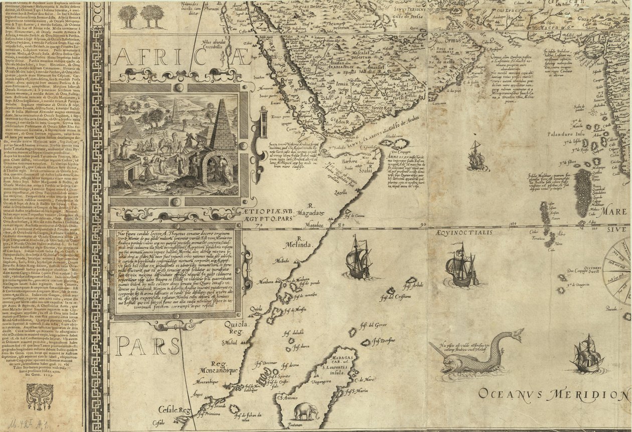 Nowy opis Azji (Antwerpen, 1590) autorstwa Daniel Keller