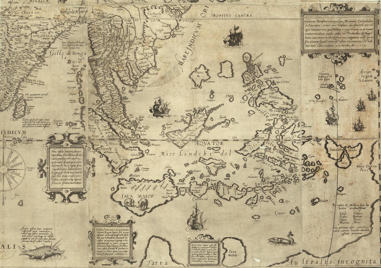 Daniel Keller. Asiae nova descriptio (Antwerpen, 1590) autorstwa Daniel Keller