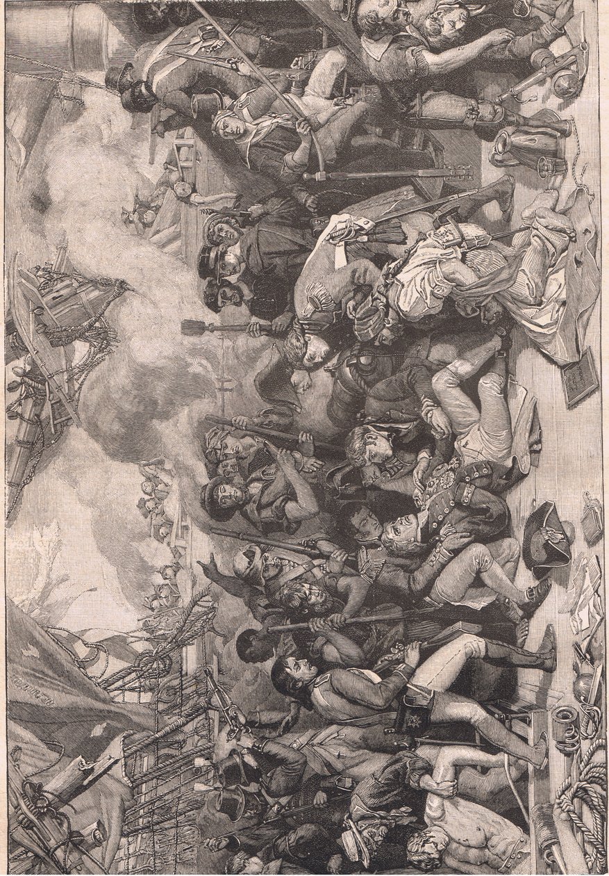 Śmierć Nelsona AD 1805 autorstwa Daniel Maclise