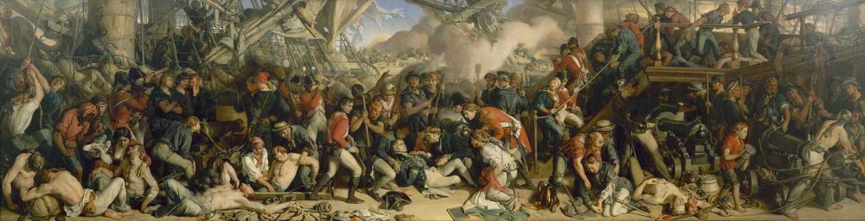 Śmierć Nelsona autorstwa Daniel Maclise