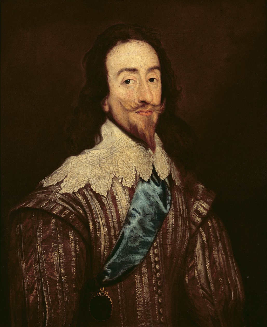 Karol I (1600-49) autorstwa Daniel Mytens