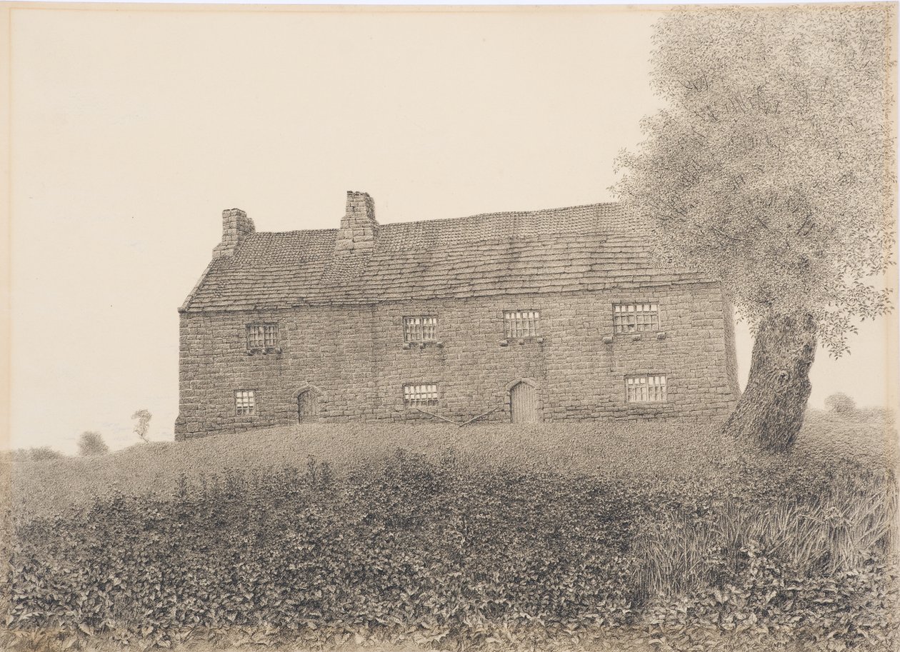 Chibburn, c.1916 (węgiel na karcie) autorstwa Daniel Oliver