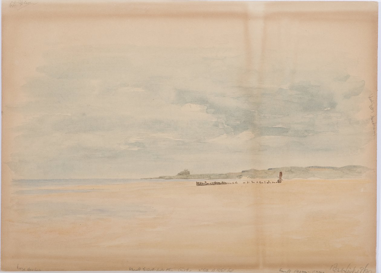Ross Links, 1890 (ołówek i wc na pokładzie) autorstwa Daniel Oliver