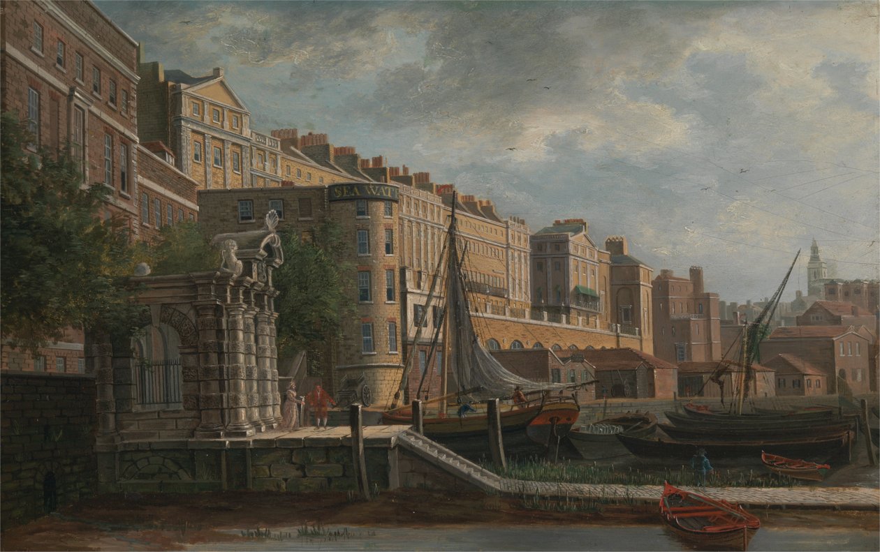 York Water-Gate i Adelphi autorstwa Daniel Turner