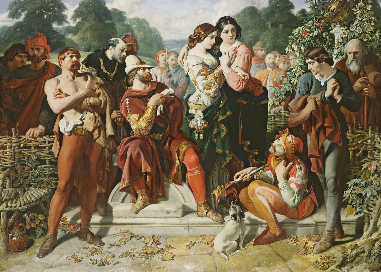 Scena z filmu „Jak ci się podoba” autorstwa Daniel Maclise