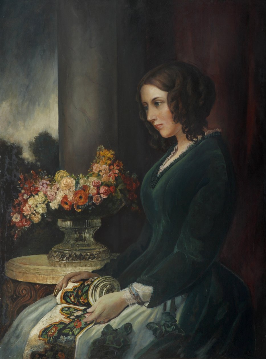 Portret Katarzyny Dickens, ok.1847 (olej na płótnie) autorstwa Daniel Maclise