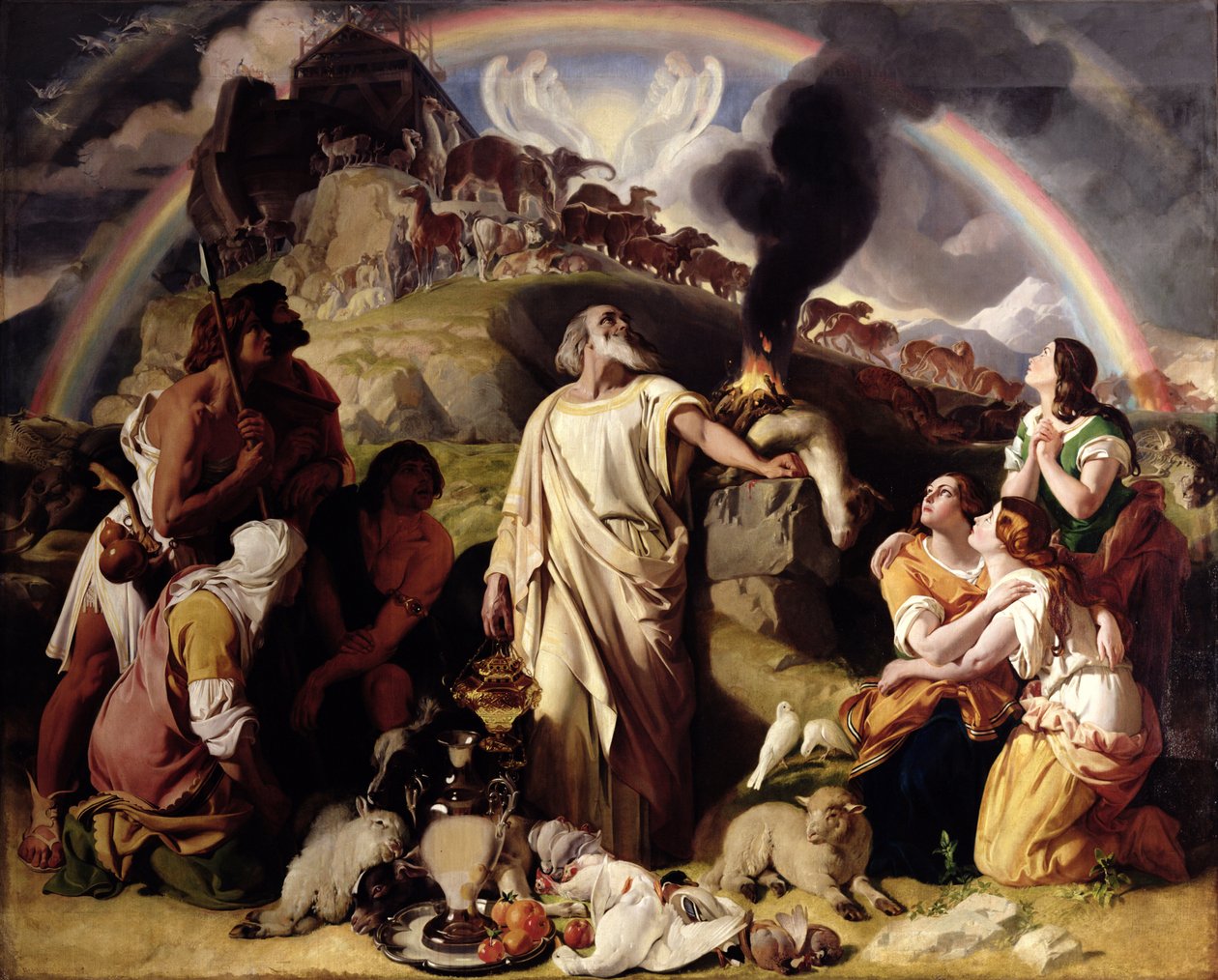 Ofiara Noego autorstwa Daniel Maclise
