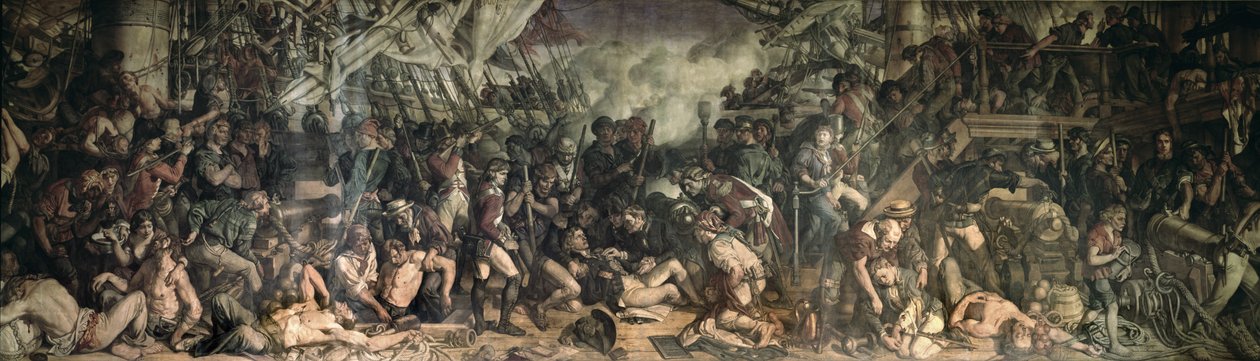 Śmierć Nelsona autorstwa Daniel Maclise