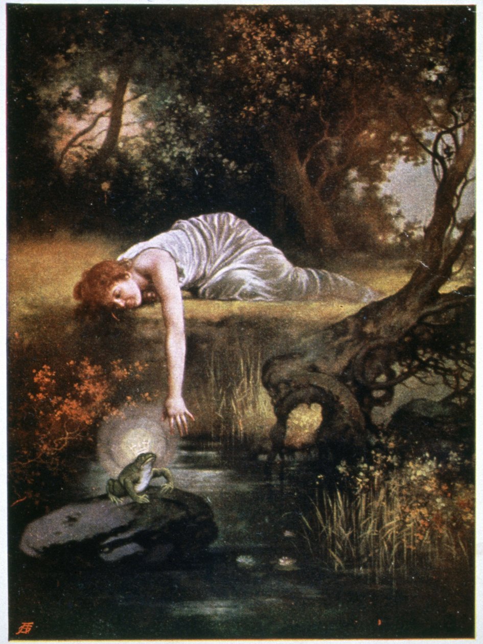 Królewska Żaba, ok. 1900 (pocztówka) autorstwa Daniel (after) Hock