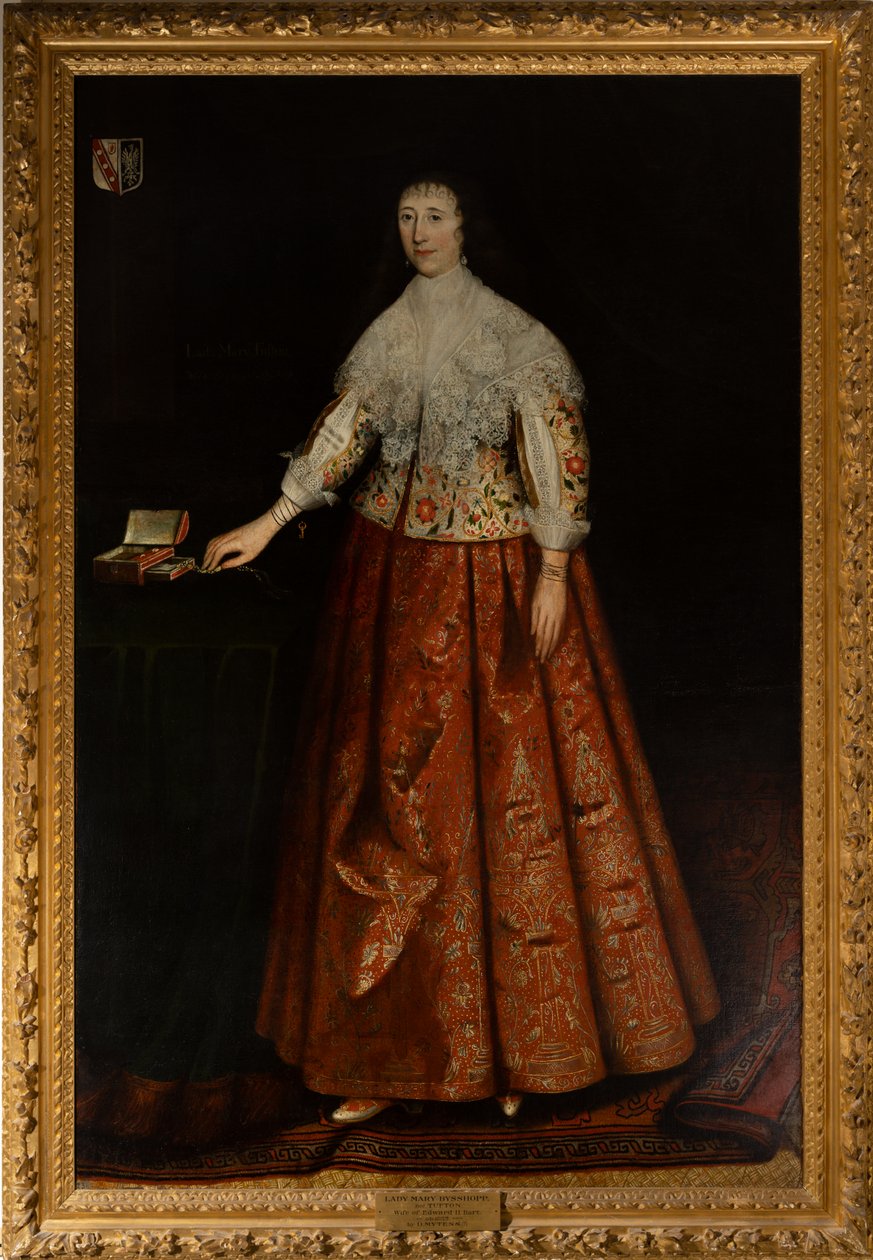 Lady Mary Tufton, córka 1. hrabiego Thanet, żona Sir Edwarda Sisshoppa, 2. Bt., ok. 1590-1656 (olej na płótnie) autorstwa Daniel (circle of) Mytens