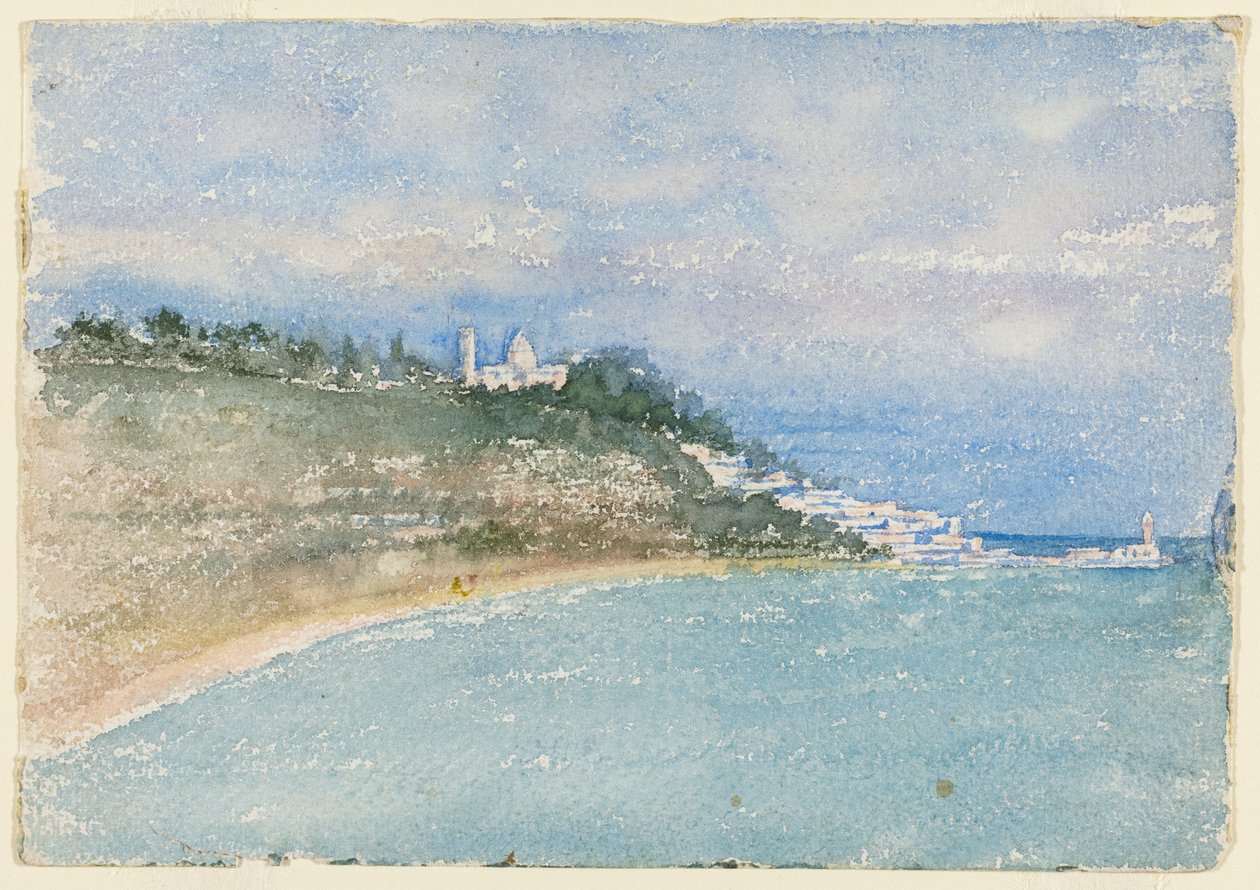 Punkt na zachód od Algieru, Afryka Północna, Szkic podróżniczy, 1896. autorstwa Daniel Burnham
