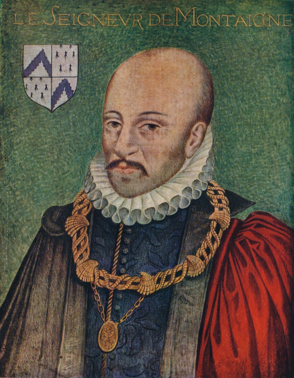 "Portret Michela Montaigne", ok. 1578, 1939 r autorstwa Daniel Dumonstier
