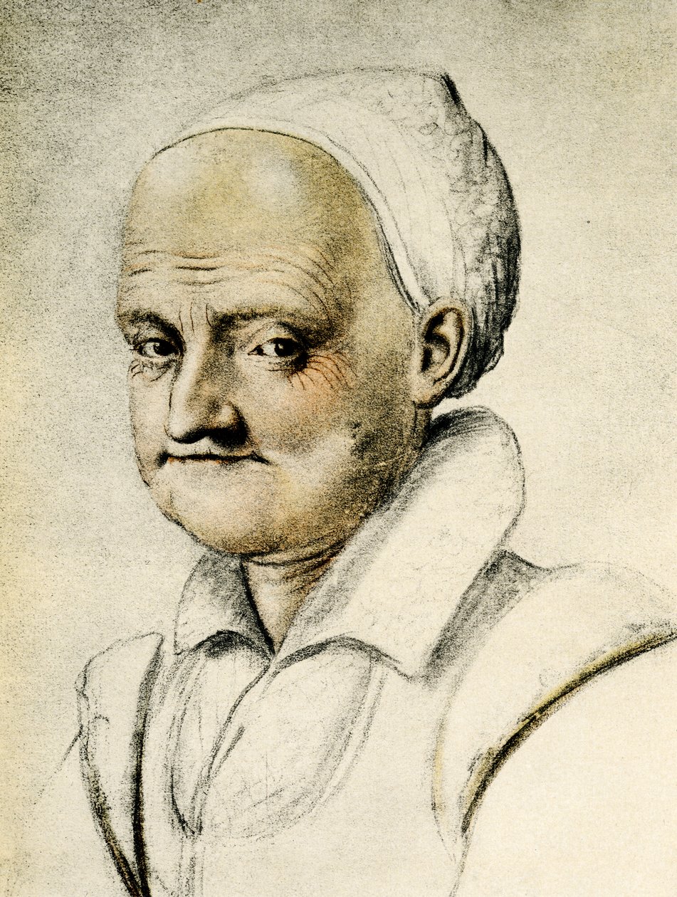 Portret starej kobiety autorstwa Daniel Dumonstier or Dumoustier