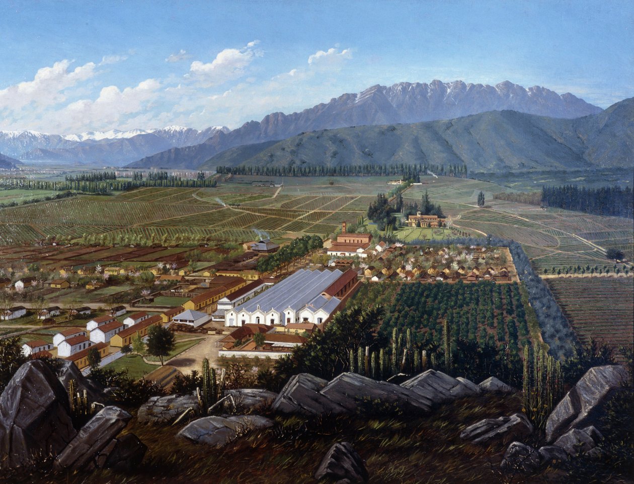 Winnica Errazuriz-Panquehue, Chile, 1896 autorstwa Daniel Escobar