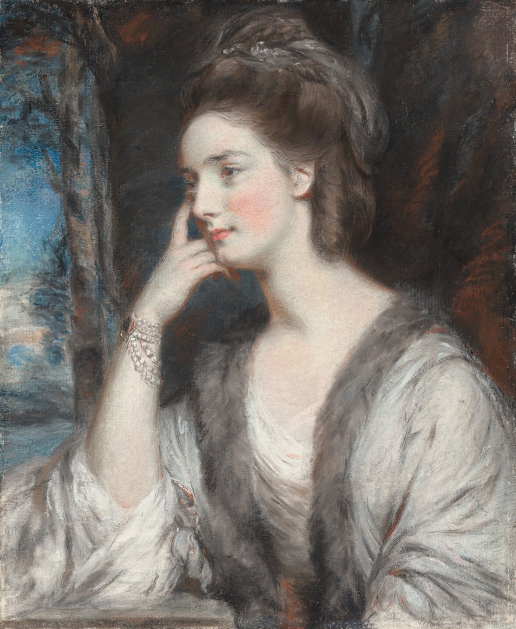 Charlotte, Lady Watkin Williams-Wynn autorstwa Daniel Gardner