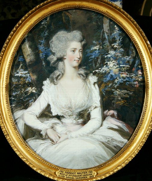 Harriot Walter (1756-86) 3. wicehrabina Grimston (olej na płótnie) (dla par patrz 242129) autorstwa Daniel Gardner