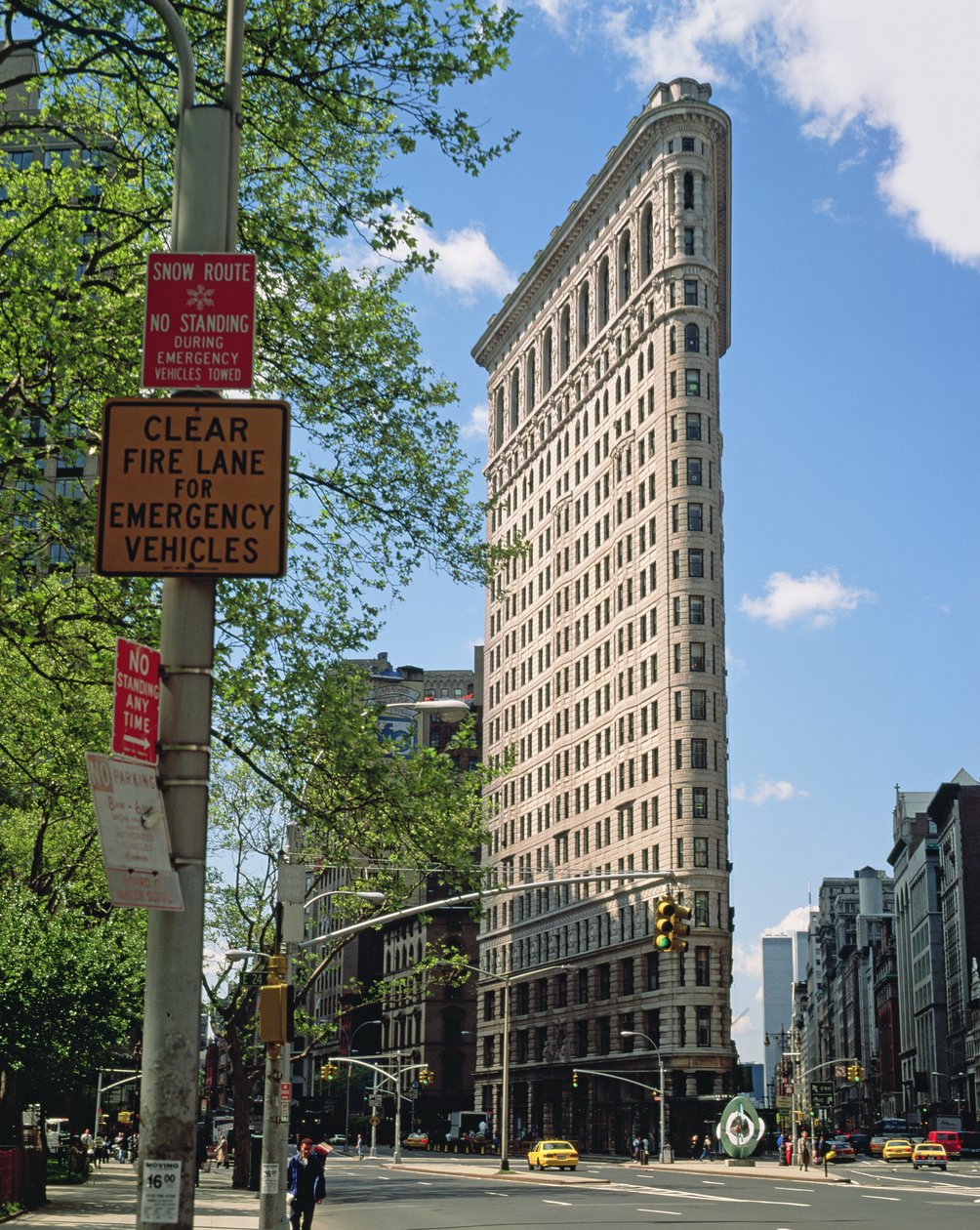 Budynek Flatiron, ukończony 1902 autorstwa Daniel Hudson Burnham