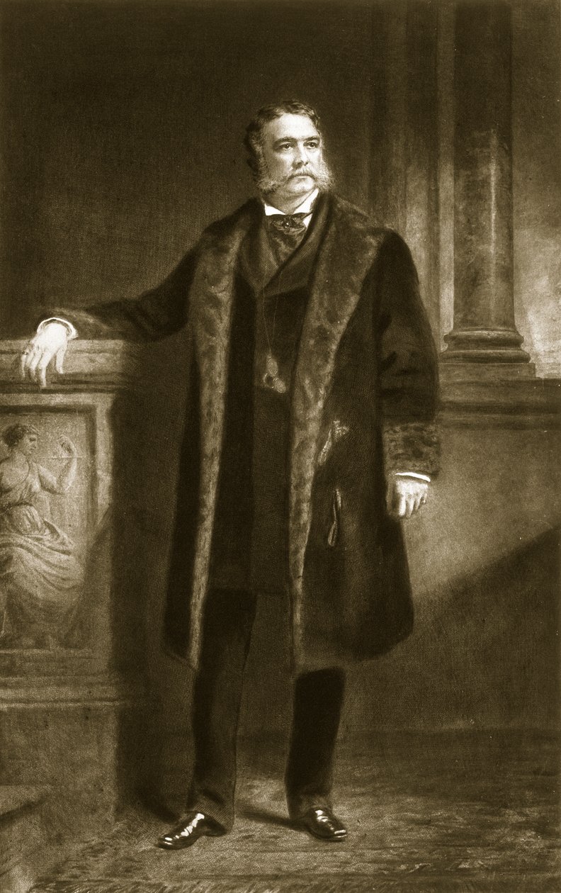 Chester A. Arthur, 21. prezydent Stanów Zjednoczonych Ameryki, wyd. 1901 (fotograwiura) autorstwa Daniel Huntington