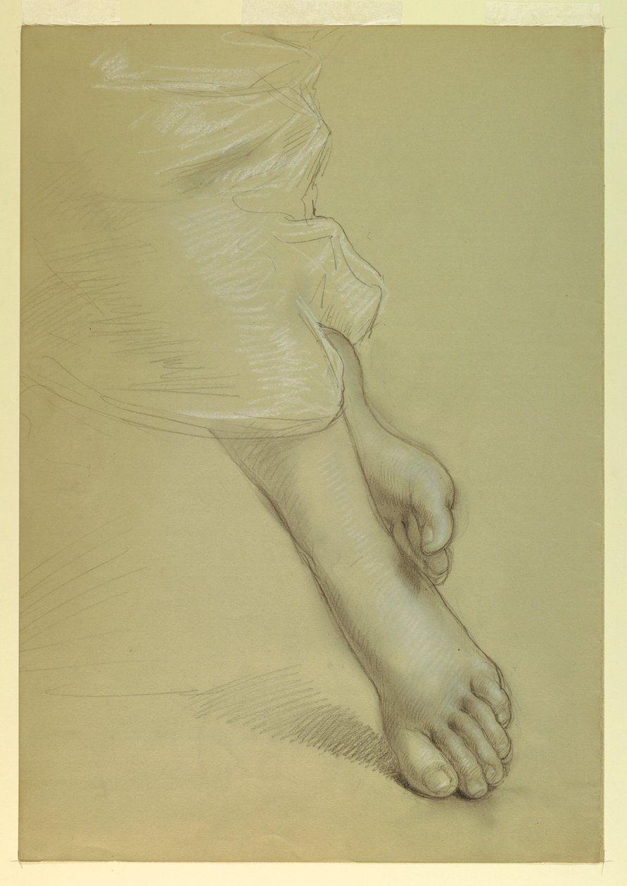 Rysunek, studium do filmu "Sprawiedliwość i Pe", 1878 autorstwa Daniel Huntington