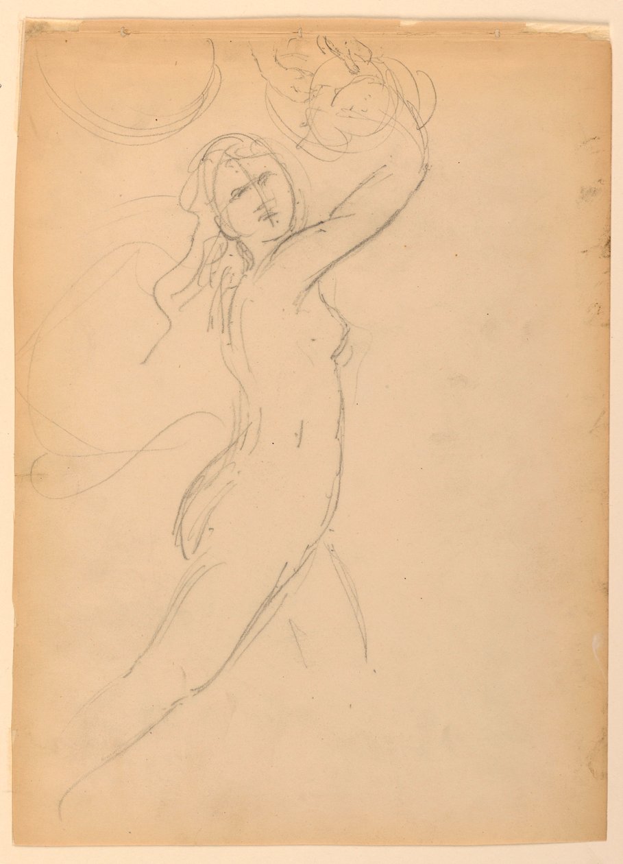 Rysunek, Studium dla The National Ac, 1887 r. autorstwa Daniel Huntington