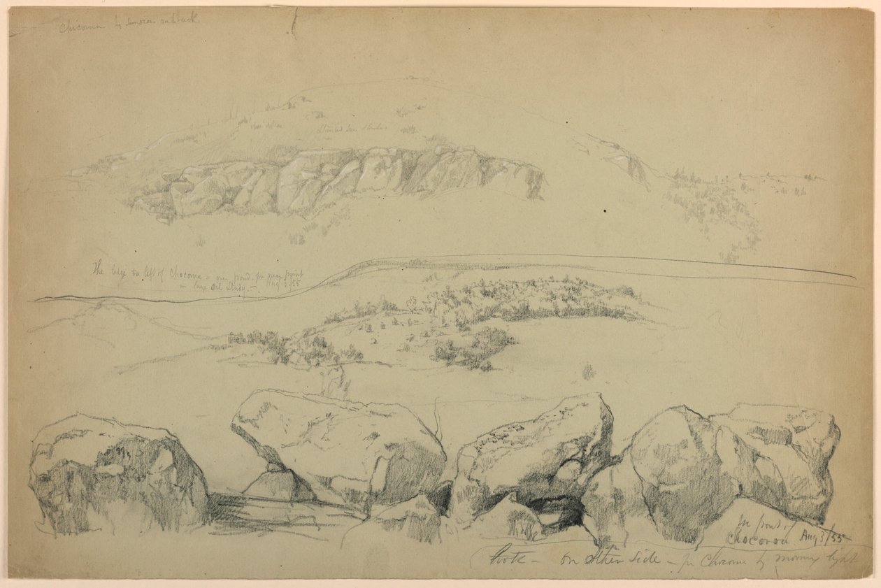 Przed Mount Chocorua, New Hampshire autorstwa Daniel Huntington