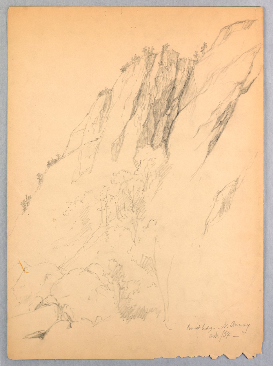 Najniższa półka, North Conway, New Hampshire autorstwa Daniel Huntington