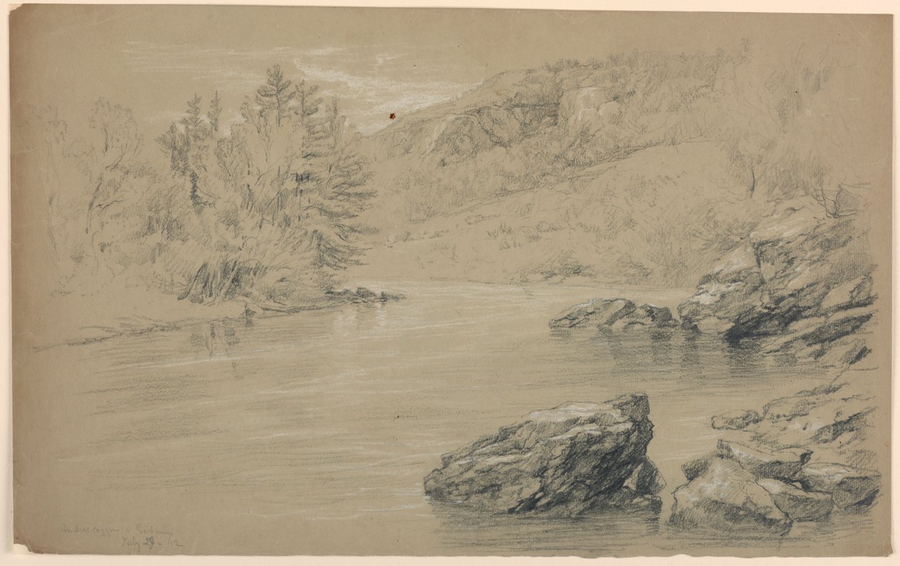 Rzeka Androscoggin w Gorham, New Hampshire autorstwa Daniel Huntington