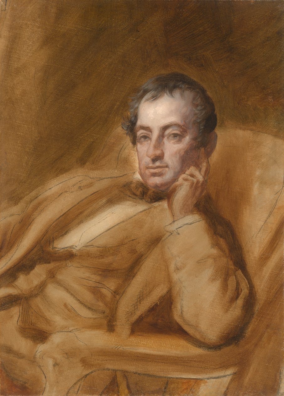 Waszyngton Irving, c. 1840. autorstwa Daniel Huntington