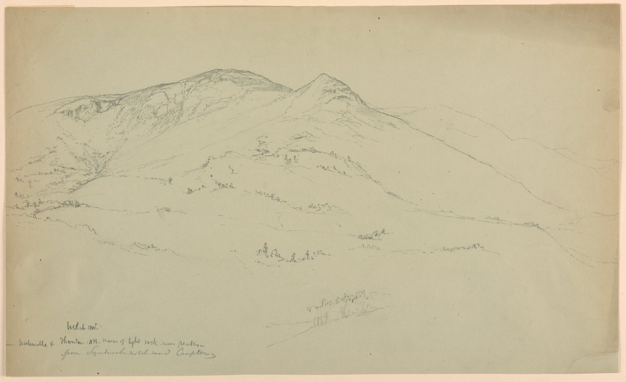 Góra Welch w Waterville i Thornton, New Hampshire, od Sandwich Notch Road, Campton autorstwa Daniel Huntington