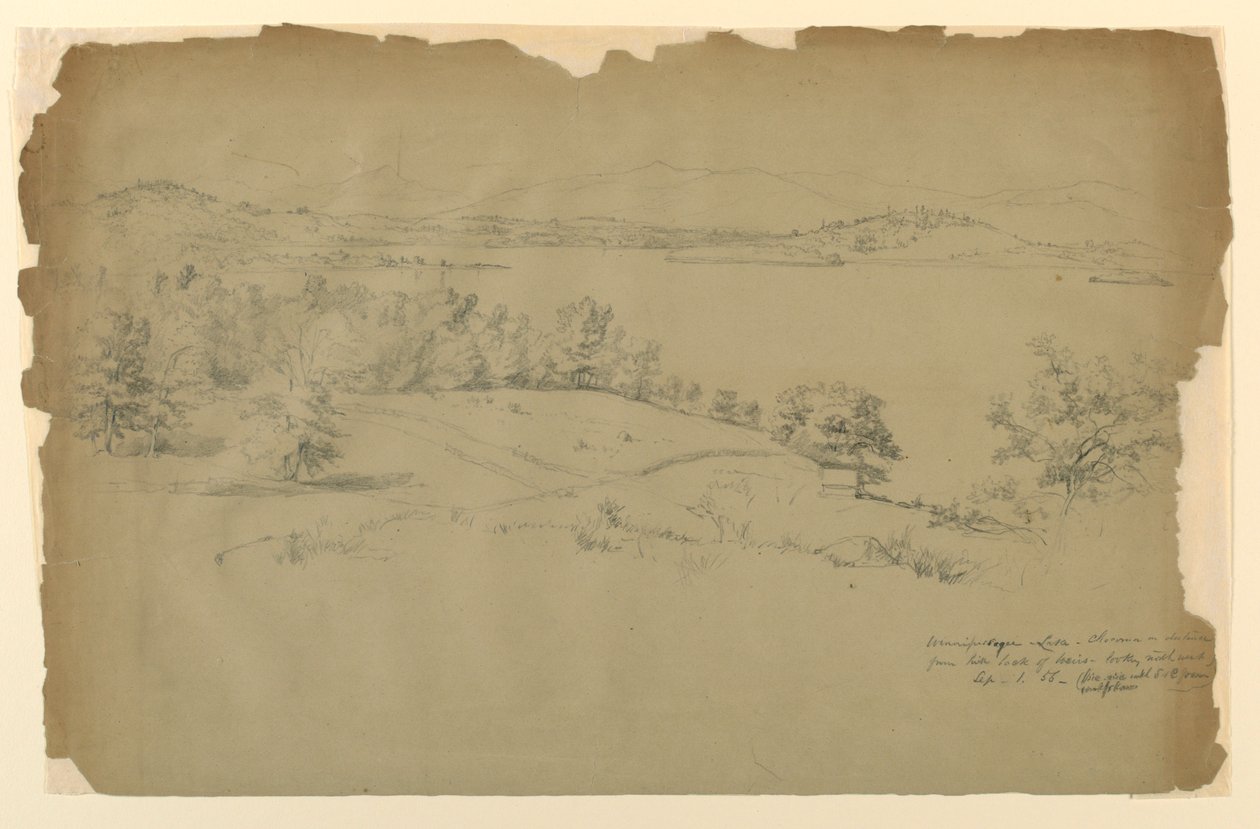 Jezioro Winnipesaukee, Chocorua w odległości autorstwa Daniel Huntington