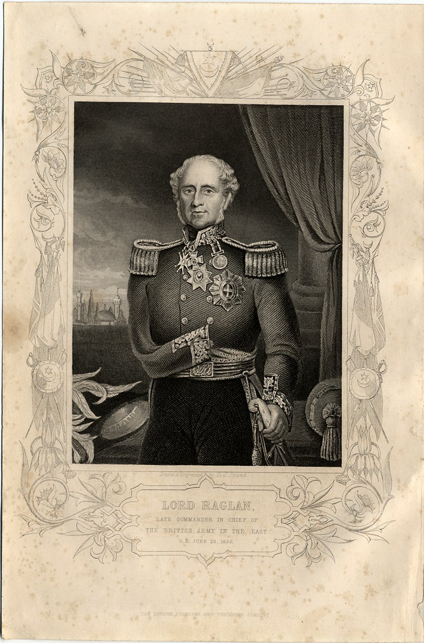 Portret Lorda Raglana, 1856 autorstwa Daniel John Pound