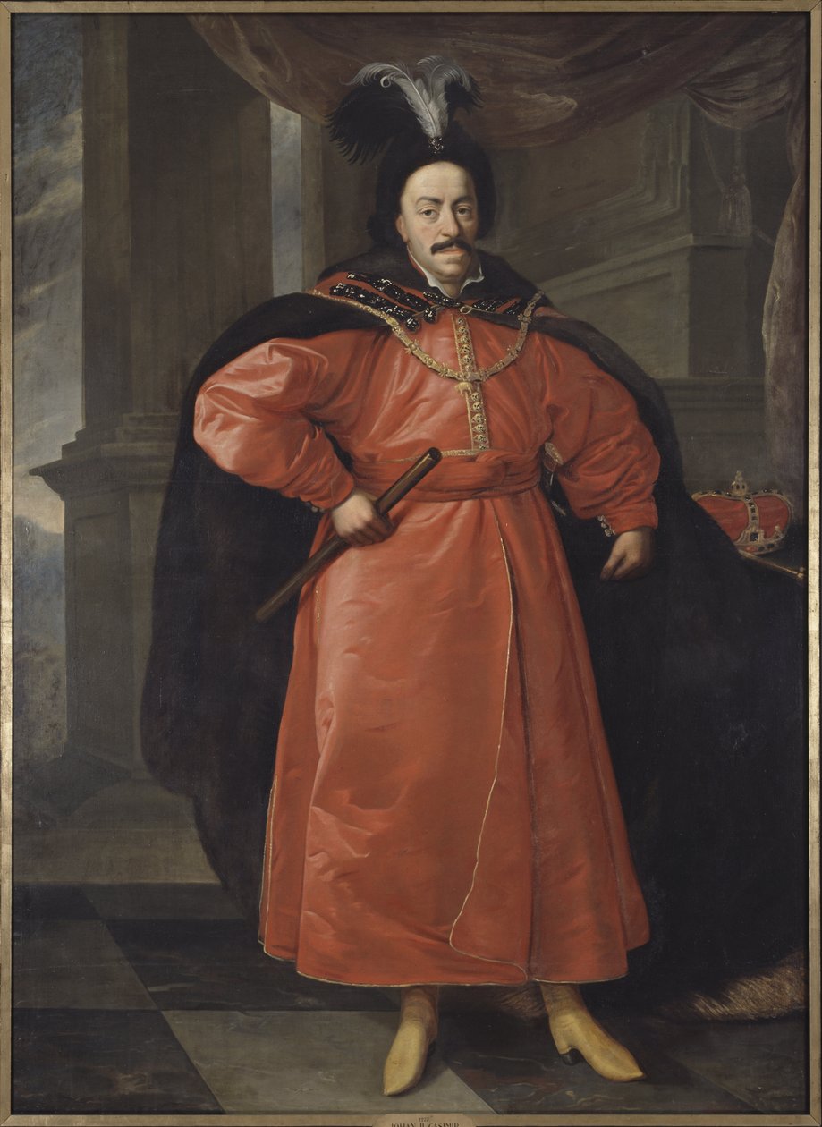 Jan II Kazimierz Waza, król Pologne et grand duc de Lituanie - Portret króla polskiego Jana II Kazimierza (1609-1672), autorstwa Schultza Daniela Młodszego (1615-1683). Olej na płótnie. Wymiar : 210x154 cm. Muzeum Narodowe w Sztokholmie autorstwa Daniel Jerzy Schultz
