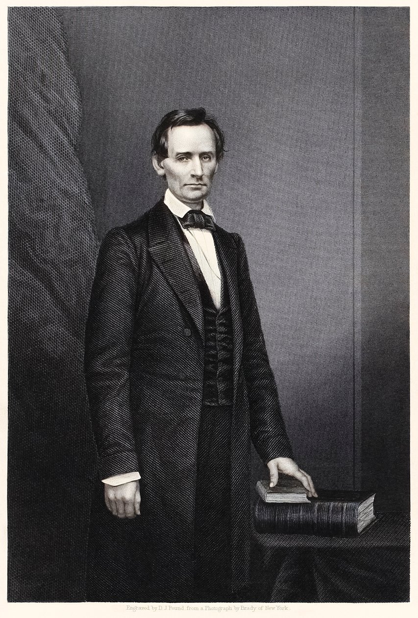 Abraham Lincoln: 16. prezydent Stanów Zjednoczonych (grafika) autorstwa Daniel John. Pound
