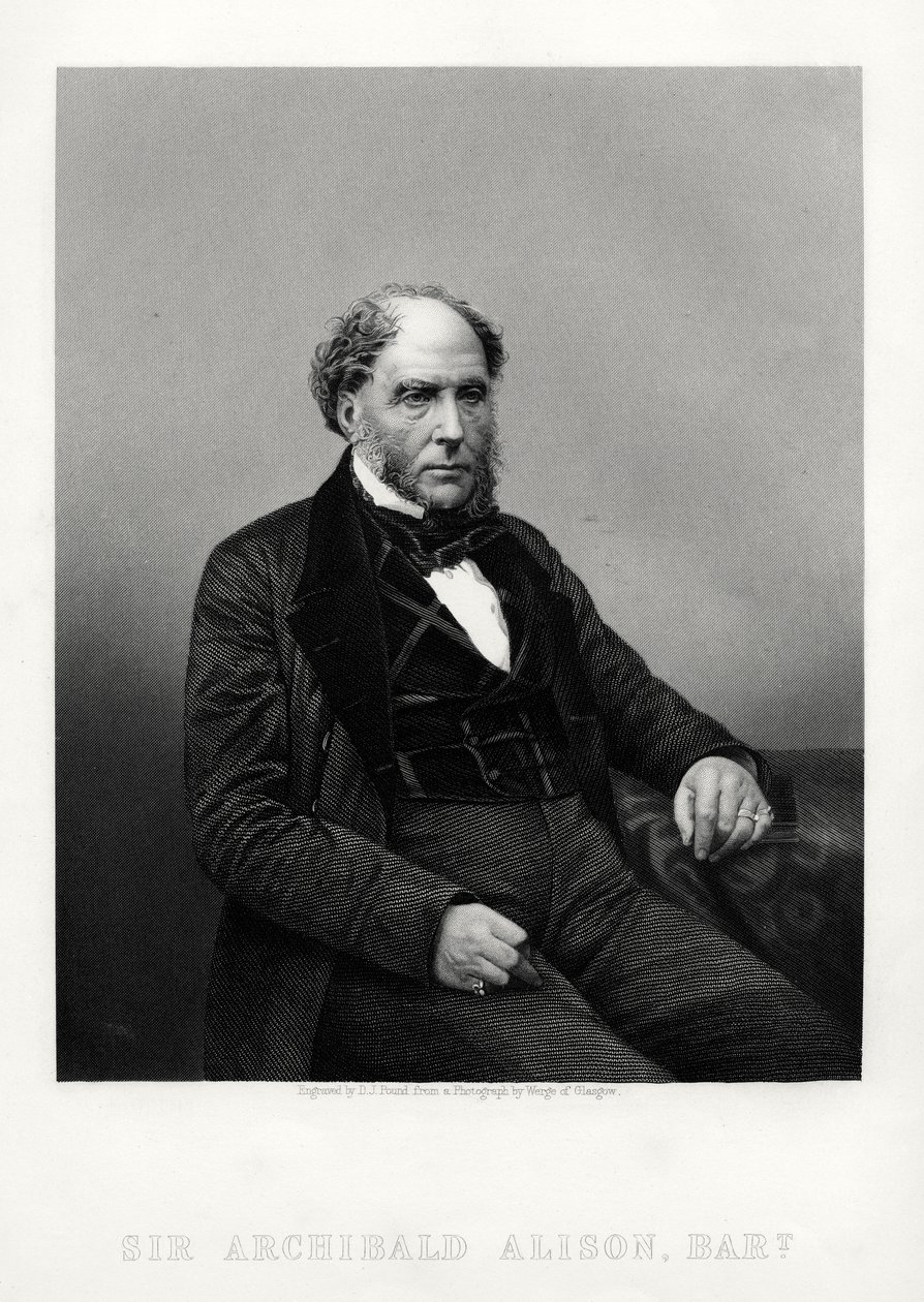 Archibald Alison, szkocki pisarz dydaktyczny i filozoficzny, ok. 1880 r autorstwa Daniel John Pound