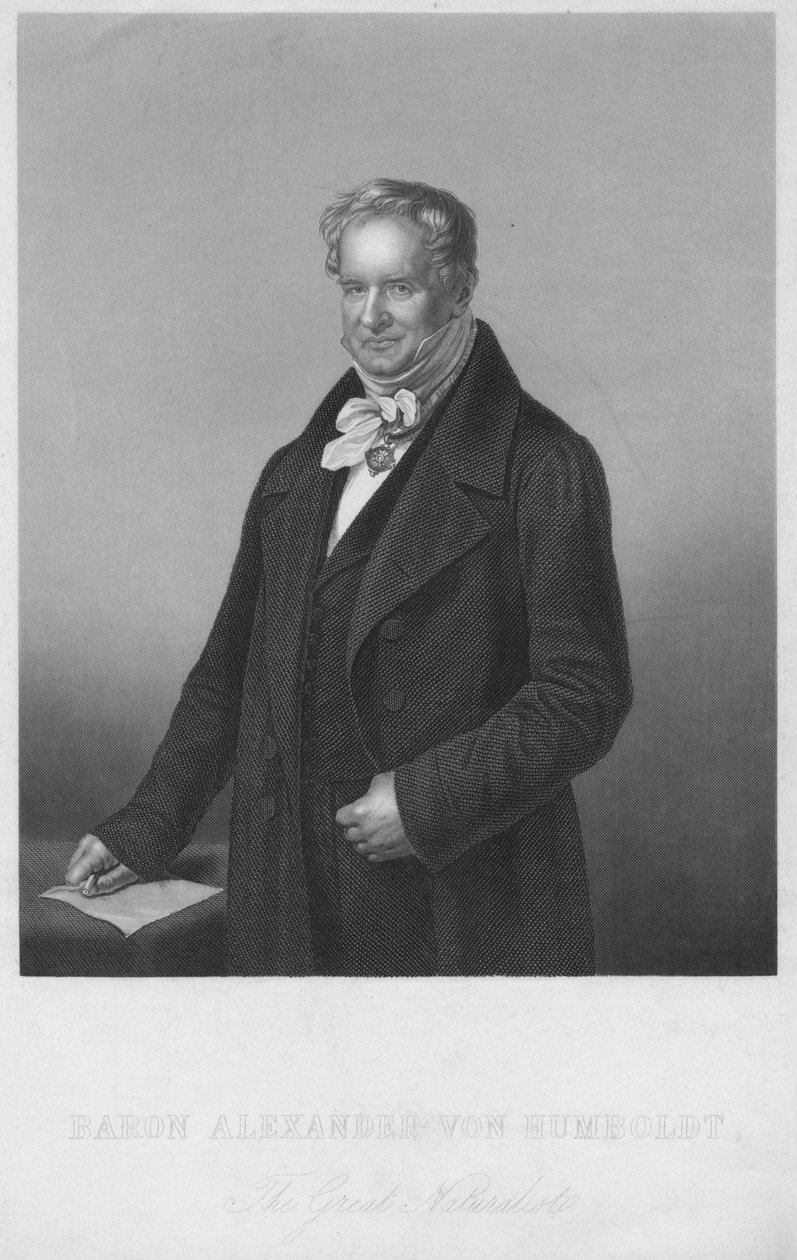 Baron Alexander Von Humboldt, Wielki Przyrodnik, lata 50. XIX wieku. autorstwa Daniel John Pound