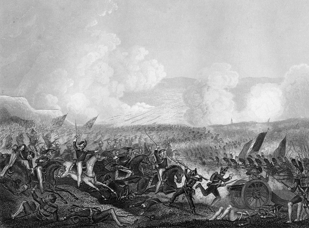 Bitwa pod Salamanką, Hiszpania, 22 lipca 1811 c1857. autorstwa Daniel John Pound