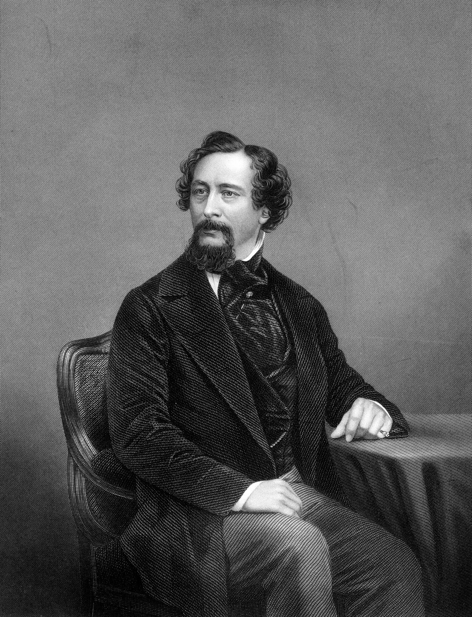 Charles Dickens, powieściopisarz angielski, XIX wiek. autorstwa Daniel John Pound