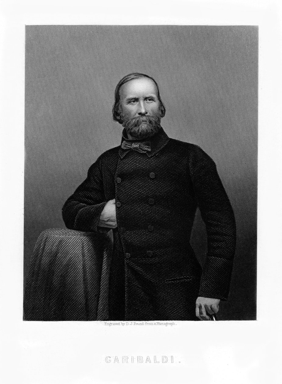 Giuseppe Garibaldi, włoski patriota, XIX wiek autorstwa Daniel John Pound