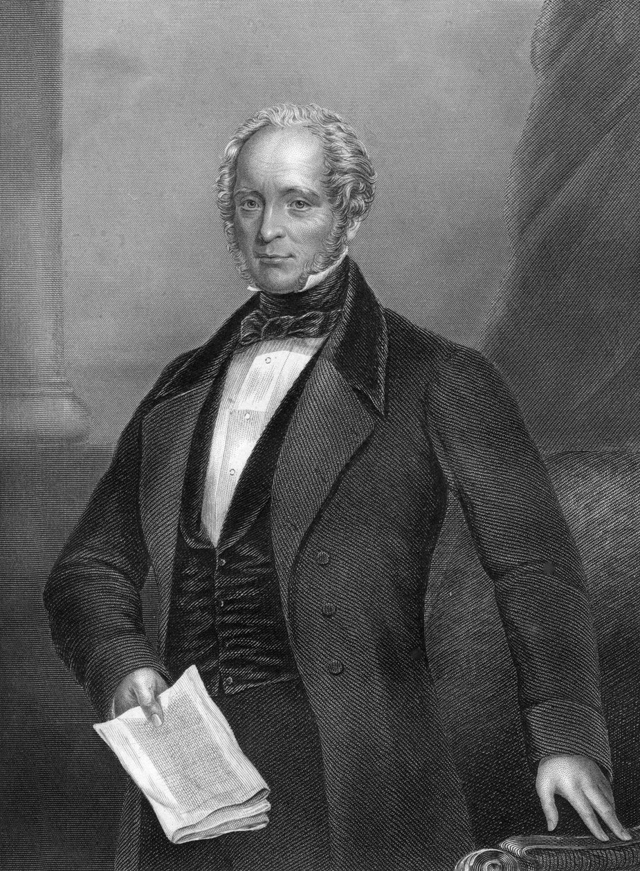 Henry John Temple 1784-1865, 3. wicehrabia Palmerston, brytyjski mąż stanu, 1857. autorstwa Daniel John Pound