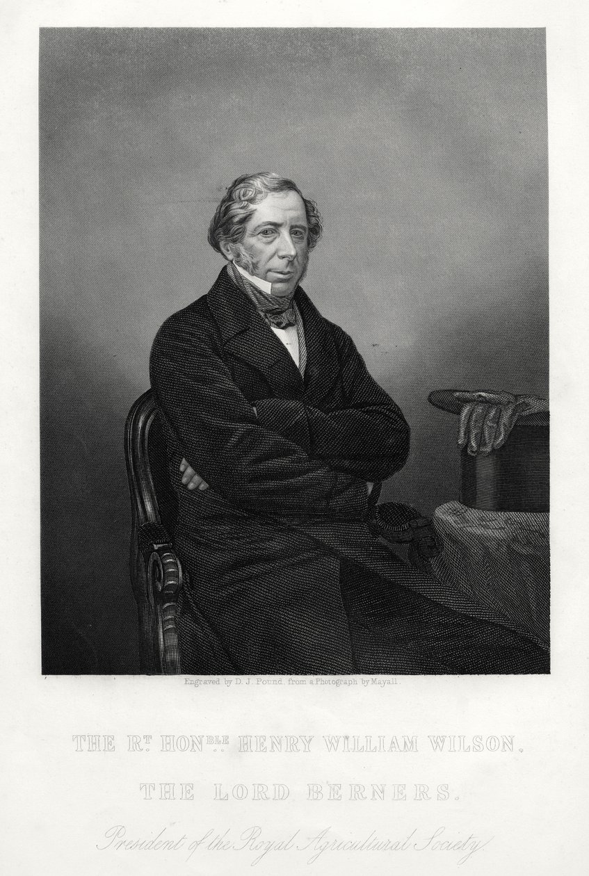 Henry William Wilson, 11. baron Berners, ok. 1880 r. autorstwa Daniel John Pound