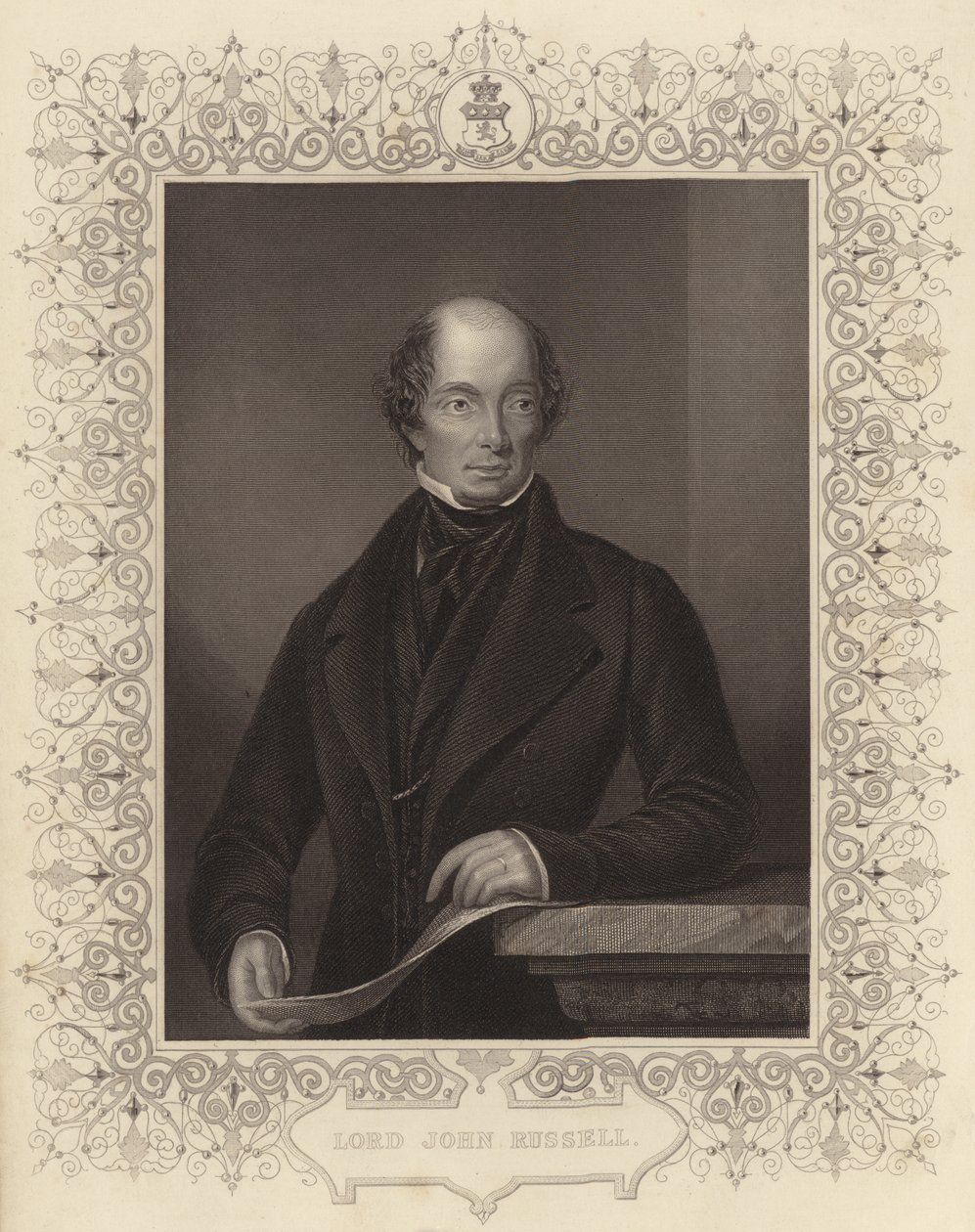 John Russell (grawerunek) autorstwa Daniel John. Pound