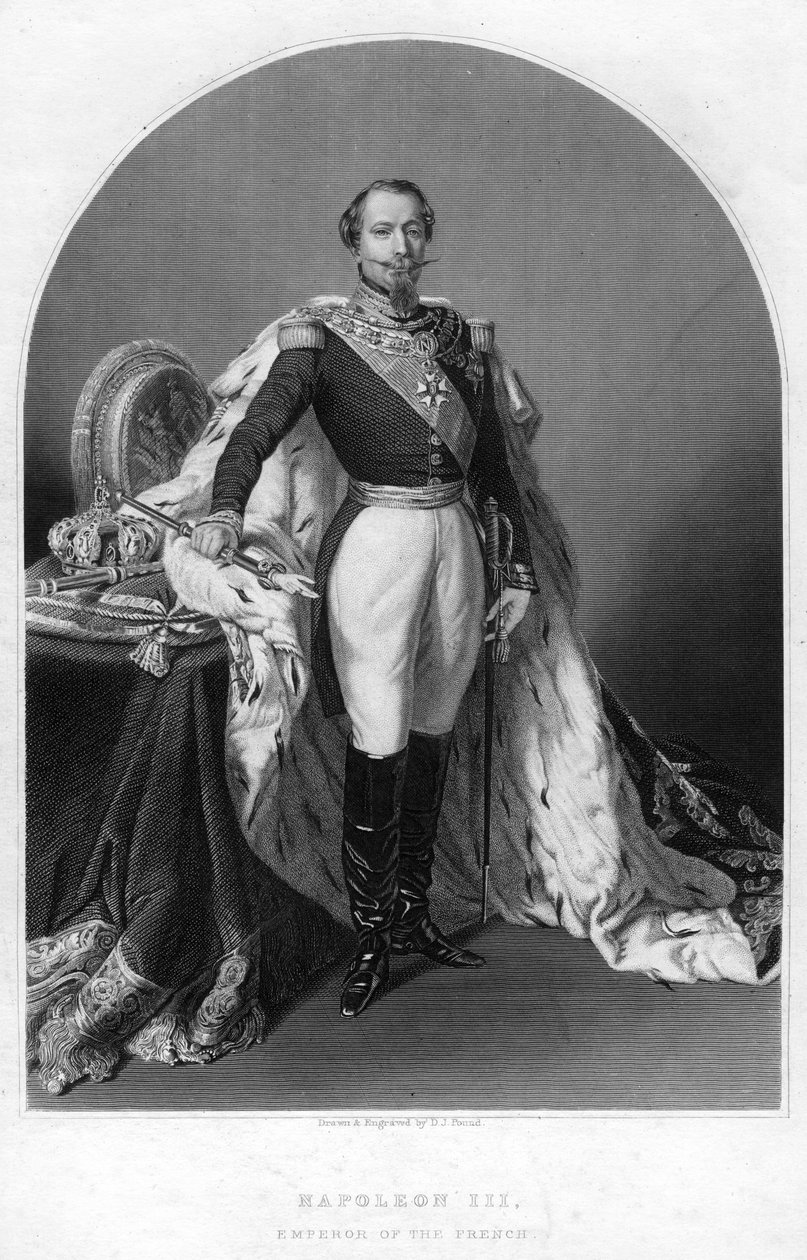 Napoleon III, cesarz Francji, XIX wiek. autorstwa Daniel John Pound