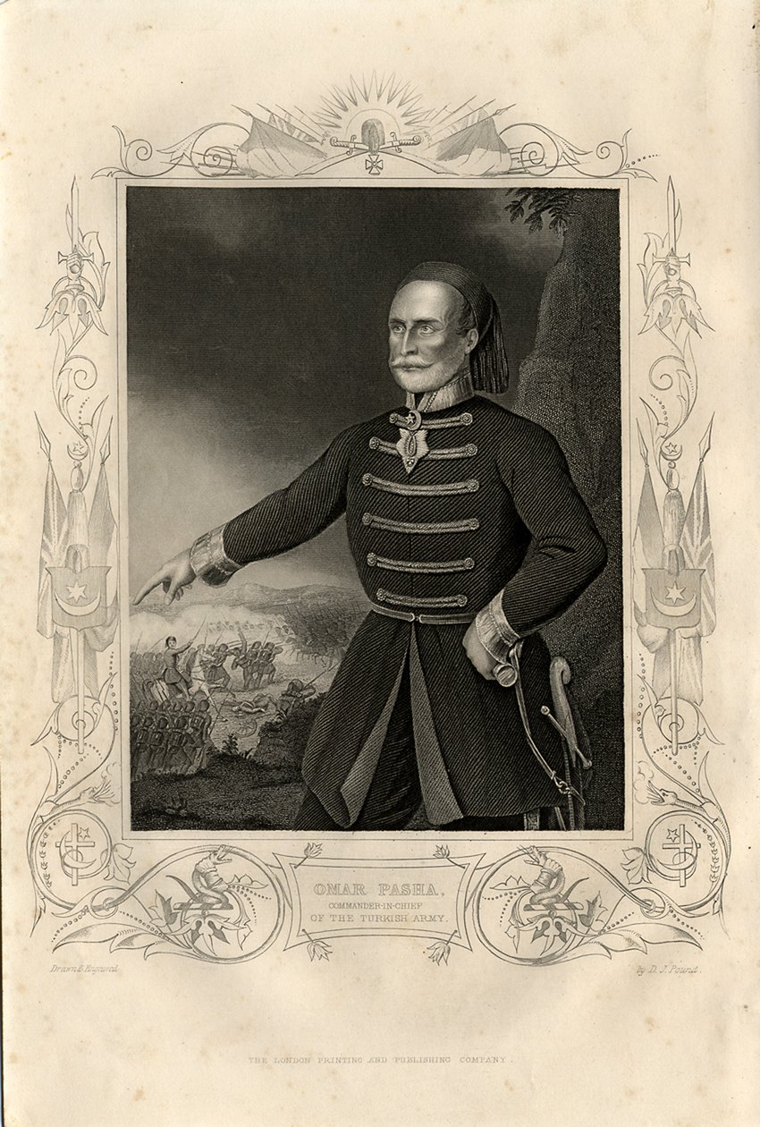 Portret Omara Paszy, 1856 autorstwa Daniel John Pound