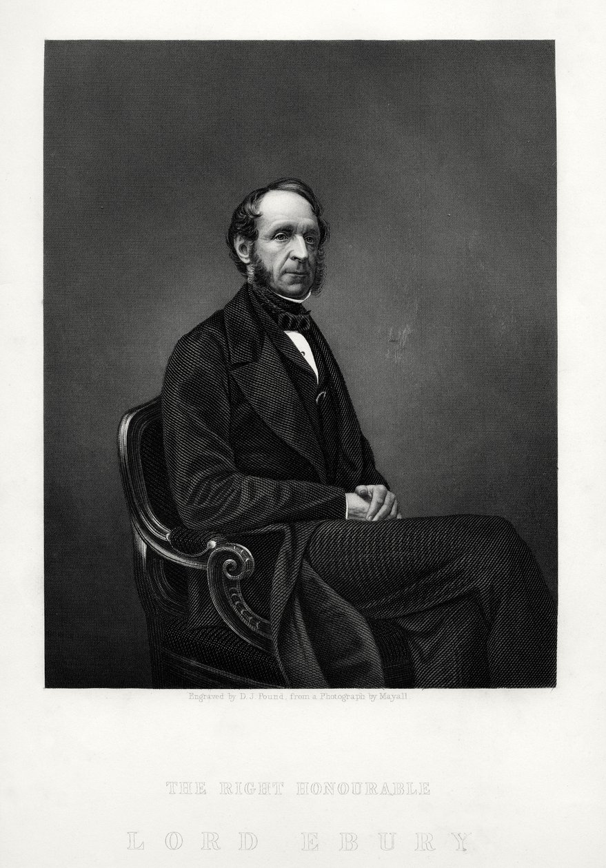 Richard Grosvenor, 2. markiz Westminster, angielski arystokrata, ok. 1880. autorstwa Daniel John Pound
