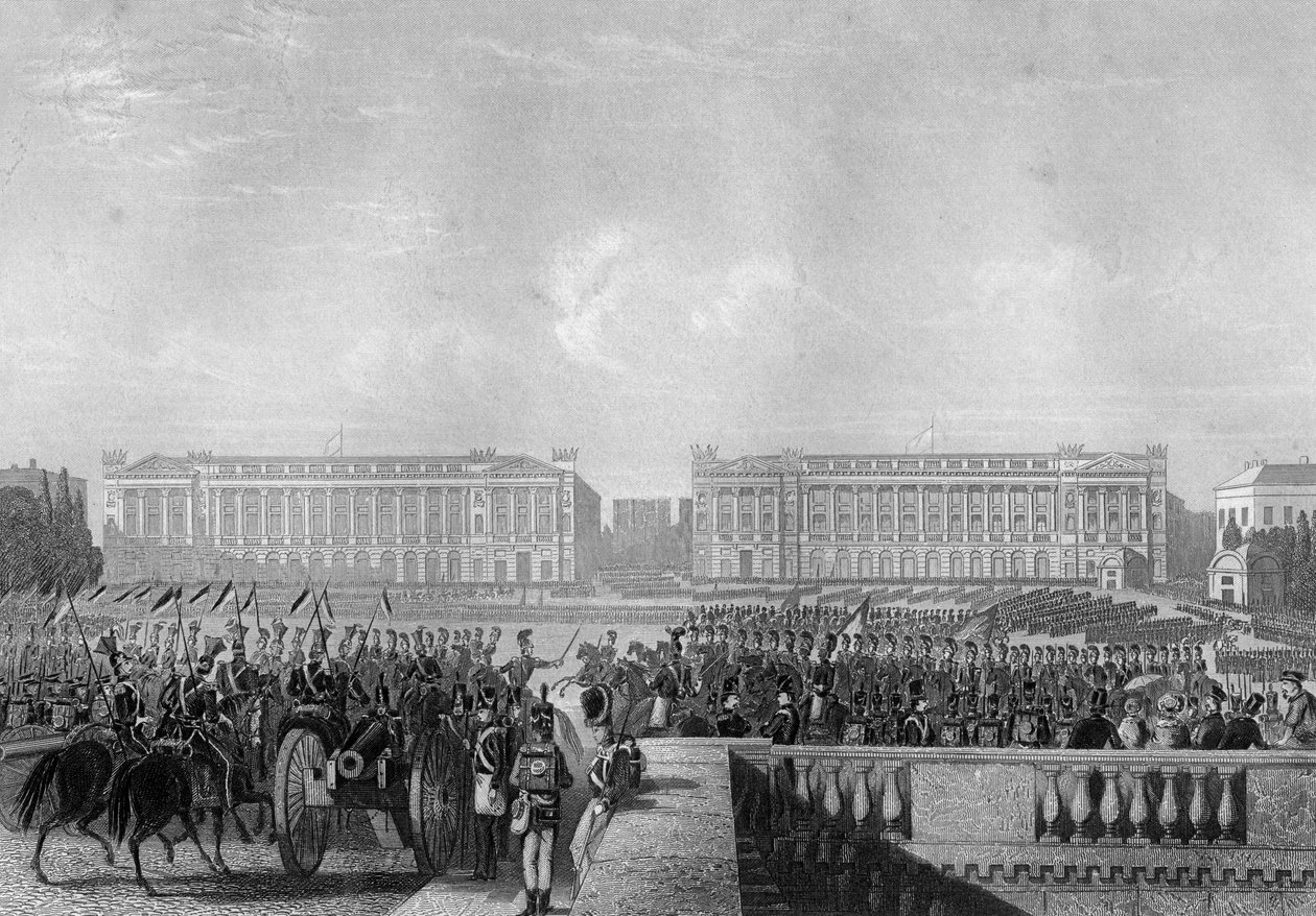 Wpis aliantów intp Paryż, 1815 c1857 autorstwa Daniel John Pound