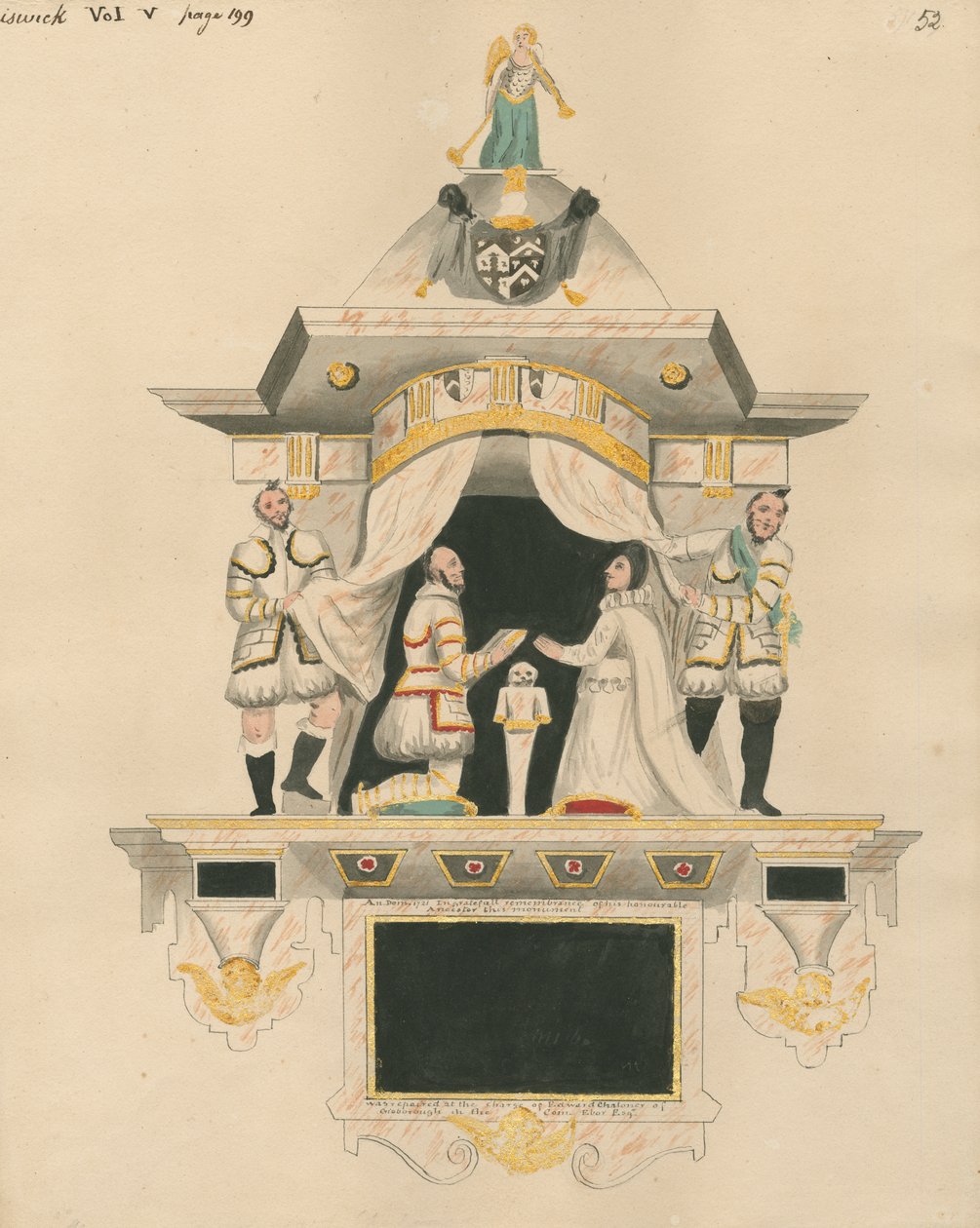 Pomnik Sir Thomasa Chalonera autorstwa Daniel Lysons